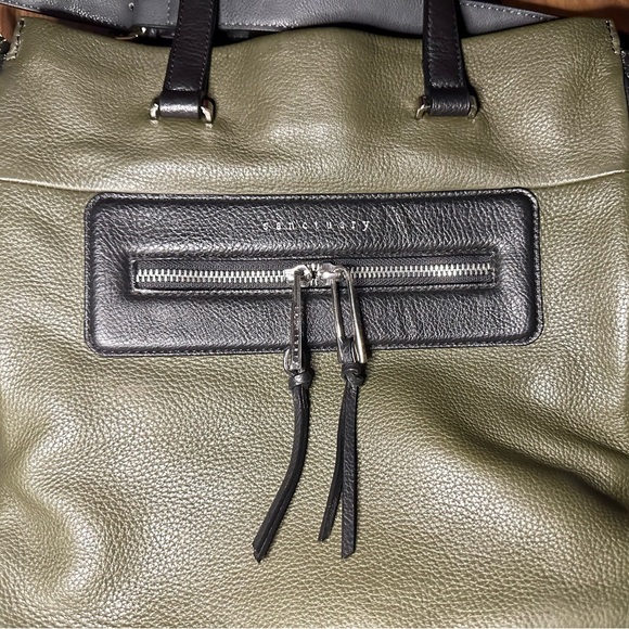 Sanctuary Green Leather Tote with Removable Crossbody Strap - Picture 6 of 6